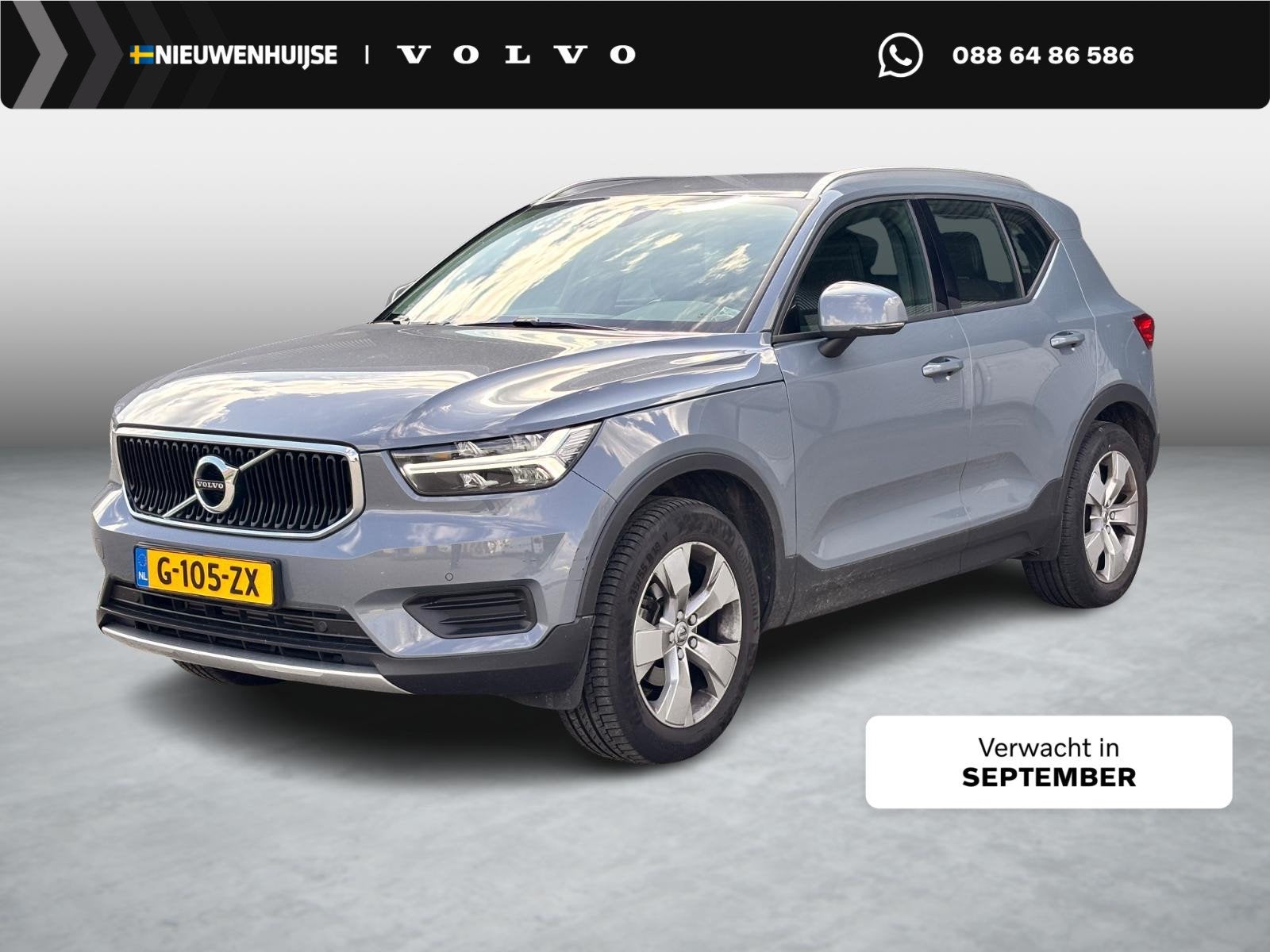 Volvo XC40 1.5 T3 Momentum Pro | Trekhaak | Achteruitrijcame, Auto's, Euro 6, Leder en Stof, 163 pk, Origineel Nederlands
