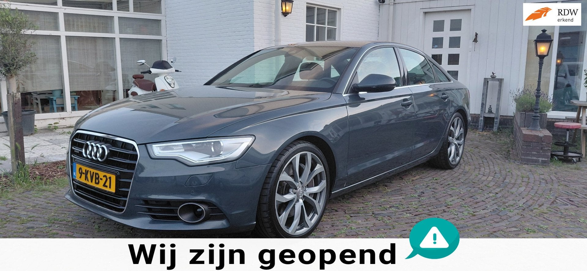 Audi A6 Limousine 3.0 TFSI quattro Pro Line Plus Excellent M, Auto's, Automaat, Gebruikt, Met garantie (alle), Blauw