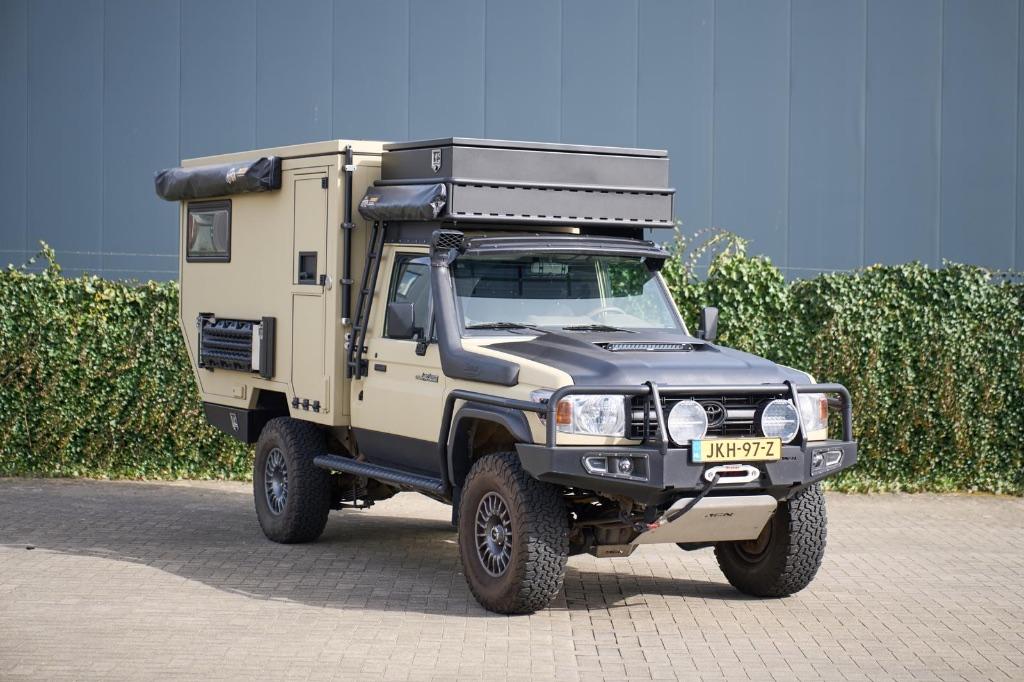 Toyota LandCruiser V6 GRJ79 Msafiri Expeditie Camper, 290 pk, Euro 6, Leder en Stof, Beige