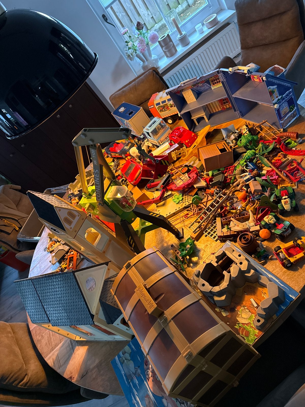 Grote Playmobil collectie: kranen, huizen, voertuigen en mee, Ophalen of Verzenden, Gebruikt, Complete set, Overige typen