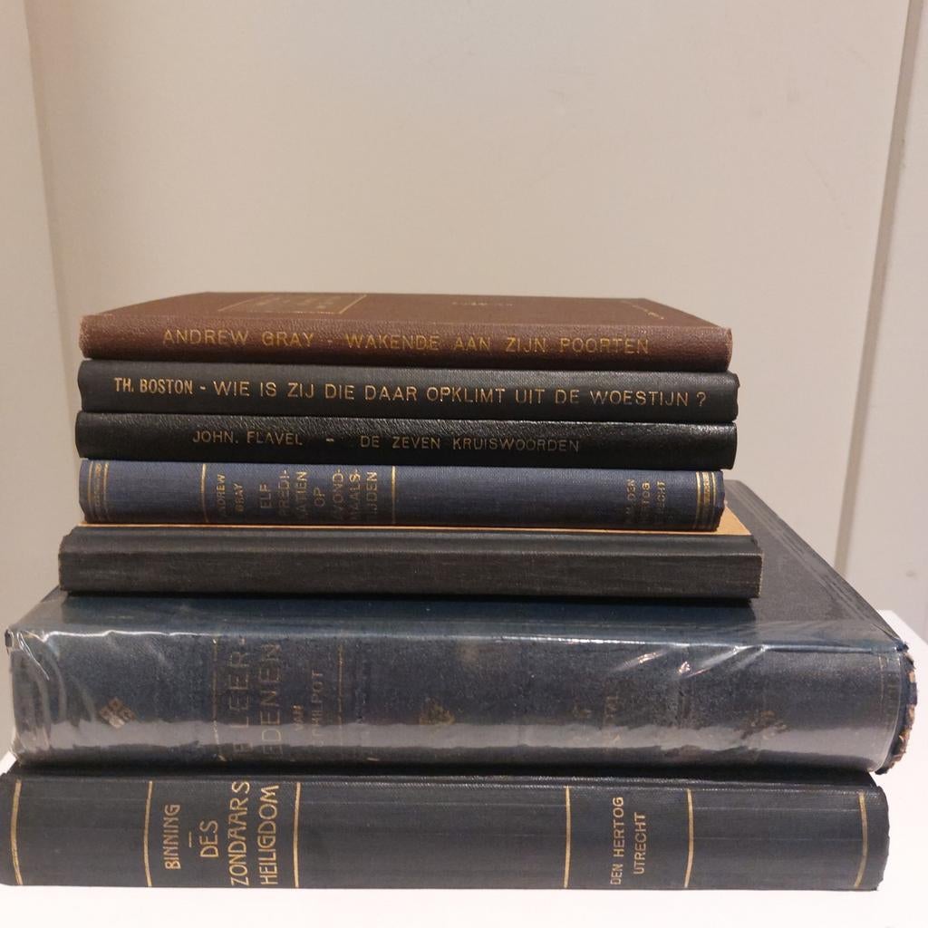 7 prekenboeken Gray Boston Philpot e.a., Boeken, Ophalen of Verzenden, Gelezen
