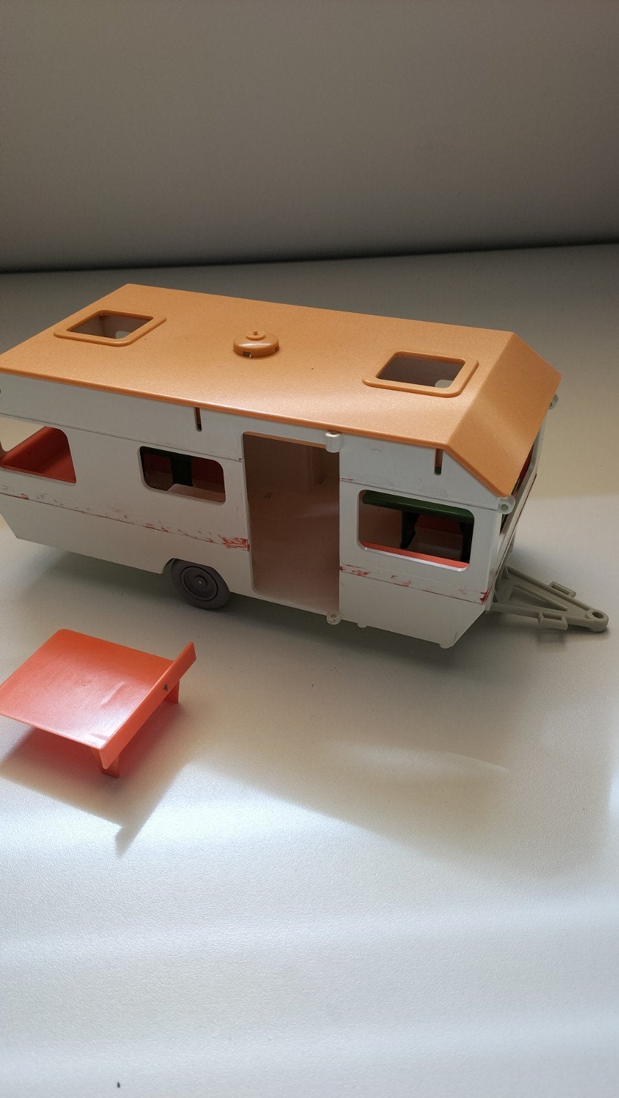 Vintages caravan onderdelen playmobil, Ophalen, Gebruikt