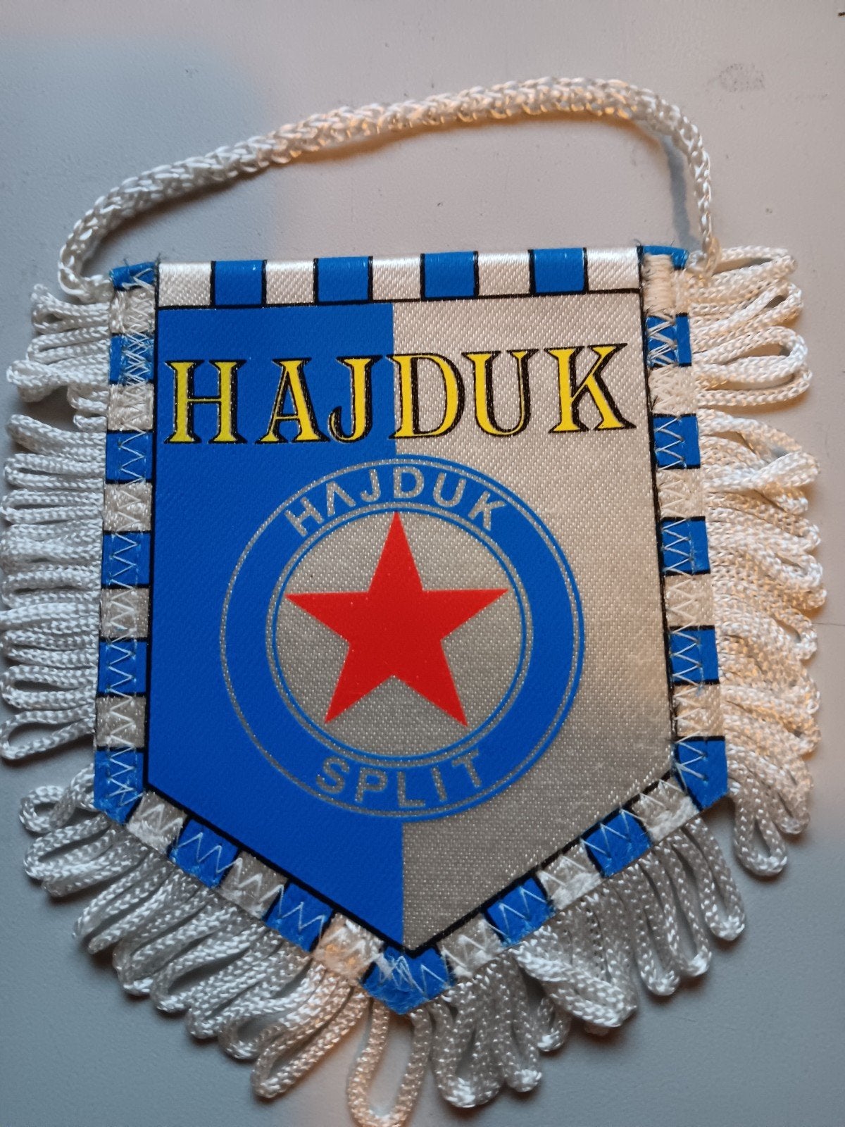 Hajduk Split vaantje - Voetbal Fan Item, Ophalen of Verzenden, Zo goed als nieuw, Buitenlandse clubs, Vaantje of Sjaal