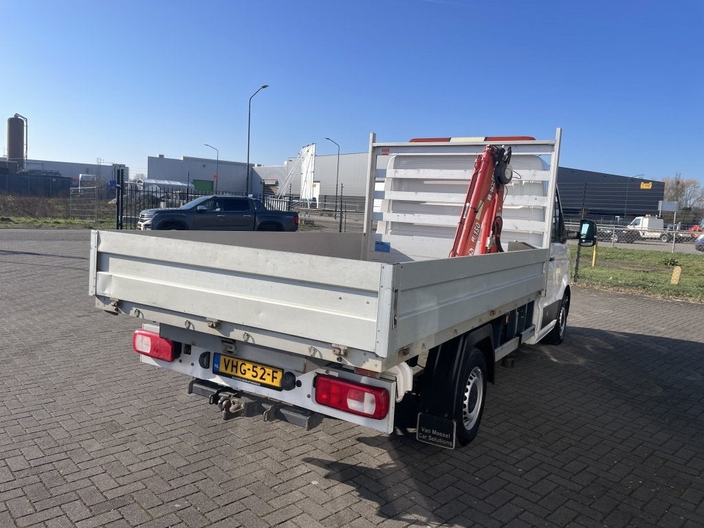 Volkswagen Crafter 2.0 TDI Pick-up met laadkraan, Stof, Gebruikt, 4 cilinders, Start-stop-systeem