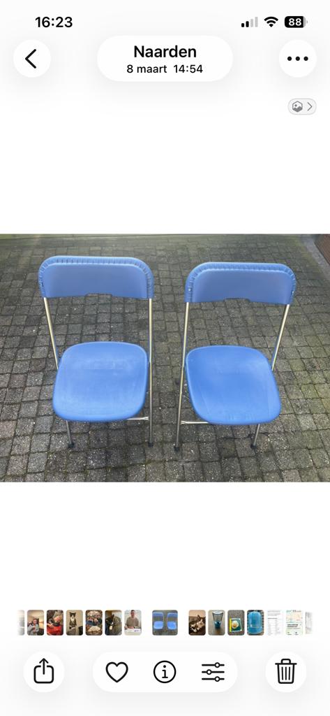 Klap stoelen, Caravans en Kamperen, Kampeermeubelen, Ophalen of Verzenden, Campingstoel