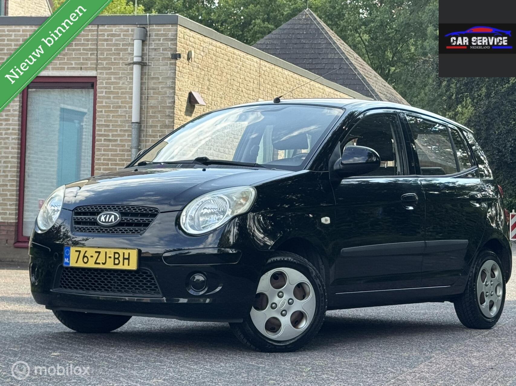Kia Picanto 1.0 X-tra/NAP/NWE APK/2e EIG/OH DO/139DKM/KOOPJE, Voorwielaandrijving, 4 cilinders, 400 kg, Zwart