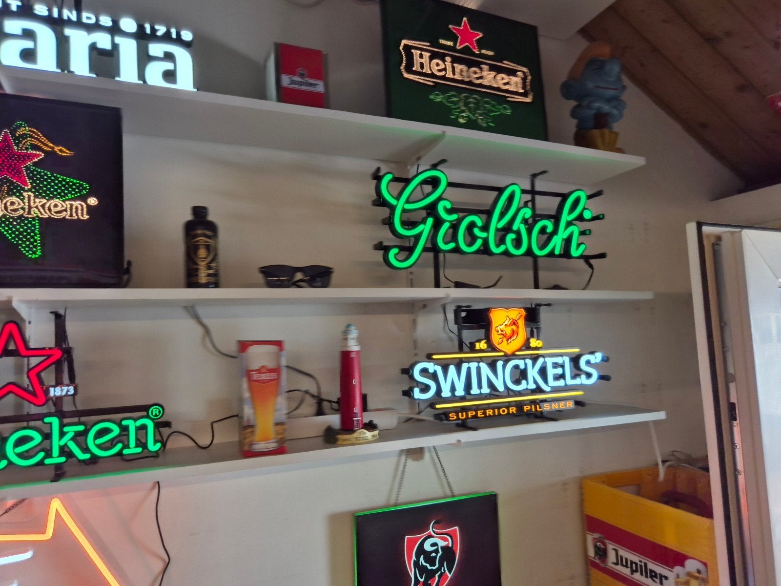 MANCAVE VERLICHTING ALLES ORIGINEEL, Ophalen, Zo goed als nieuw, Lichtbak of (neon) lamp