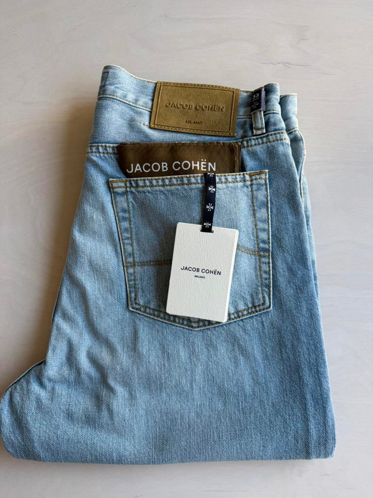 Nieuwe Jacob Cohën Sean straight leg jeans, Ophalen of Verzenden, Nieuw, Blauw, W33 - W34 (confectie 48/50)