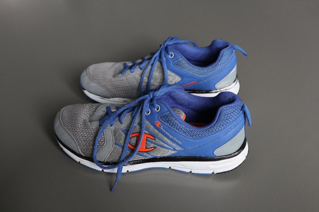 maat 40 Champion sportschoenen schoenen sneakers grijs blauw, Blauw, Sportschoenen, Champion, Ophalen of Verzenden