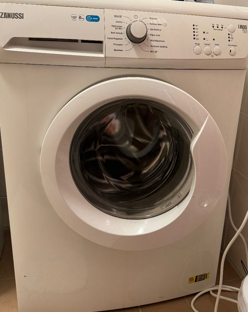 Zanussi lindo 100, Witgoed en Apparatuur, Wasmachines, Ophalen, Gebruikt, Minder dan 85 cm, Energieklasse A of zuiniger