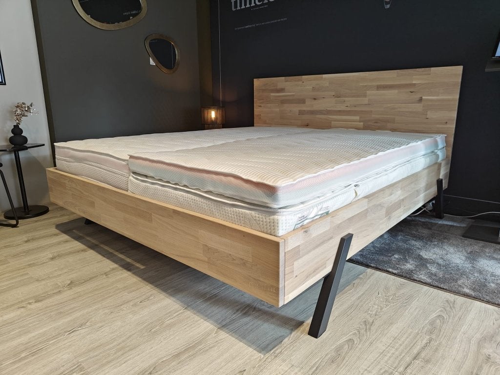 Ledikant Diamant 180x200 | Massief Eiken, Ophalen, Info@wolkslaapstudio.nl, Overige kleuren, 180 cm