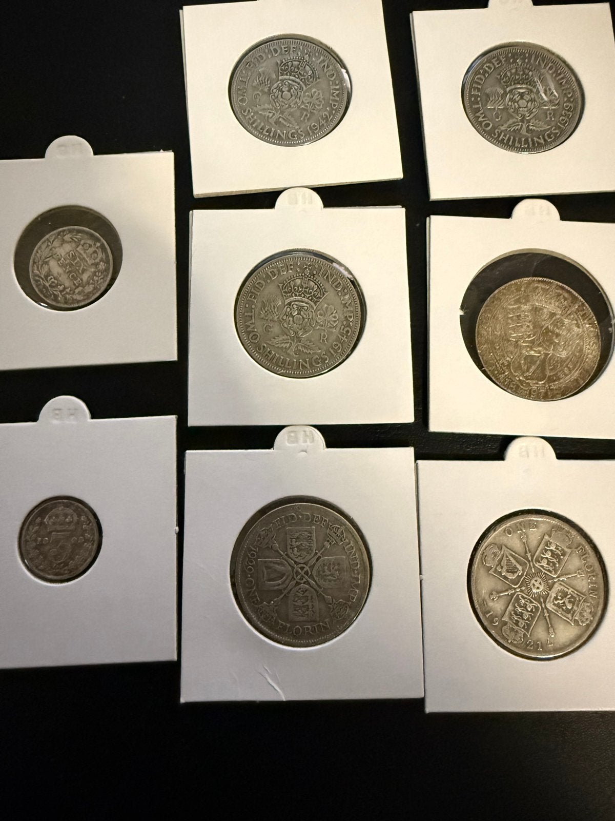 Diverse oude zilveren munten - Groot-Brittannië, Ophalen of Verzenden, Overige landen, Setje, Zilver