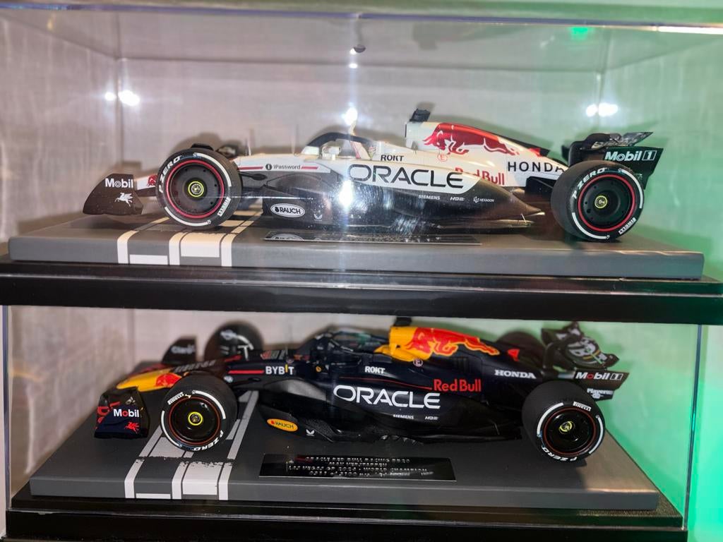 Max Verstappen 1:18 schaalmodel collectie, Hobby en Vrije tijd, Modelauto's | 1:18, Ophalen of Verzenden, Nieuw, Auto, MiniChamps