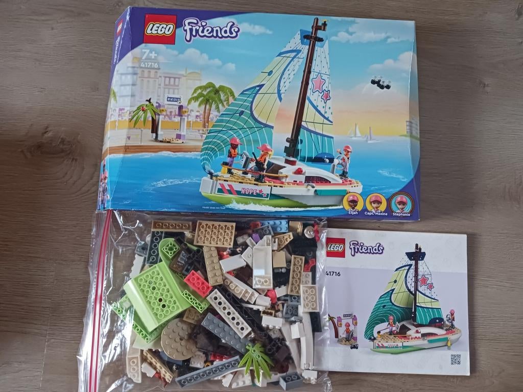 Lego Friends 41716 Zeilboot Avontuur compleet met doos, Gebruikt, Lego, Friends, Ophalen of Verzenden