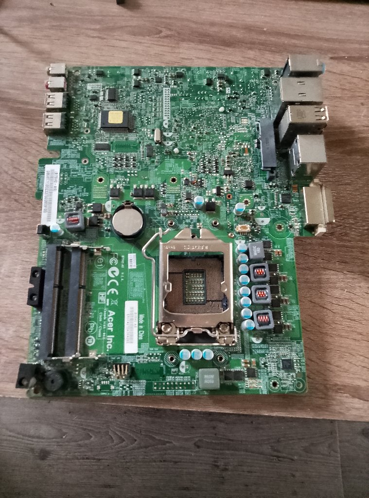 Acer B75H2-AS, Gebruikt, DDR3, Ophalen of Verzenden, Micro-ATX