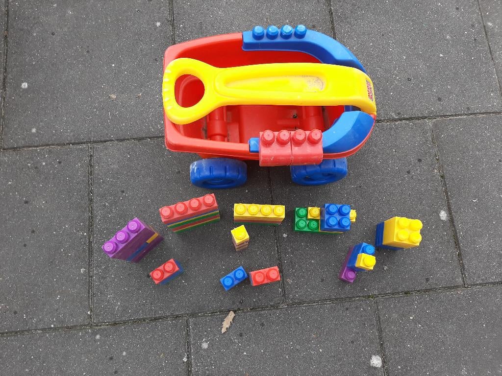mega blocks met kar, Ophalen, Gebruikt, Megabloks