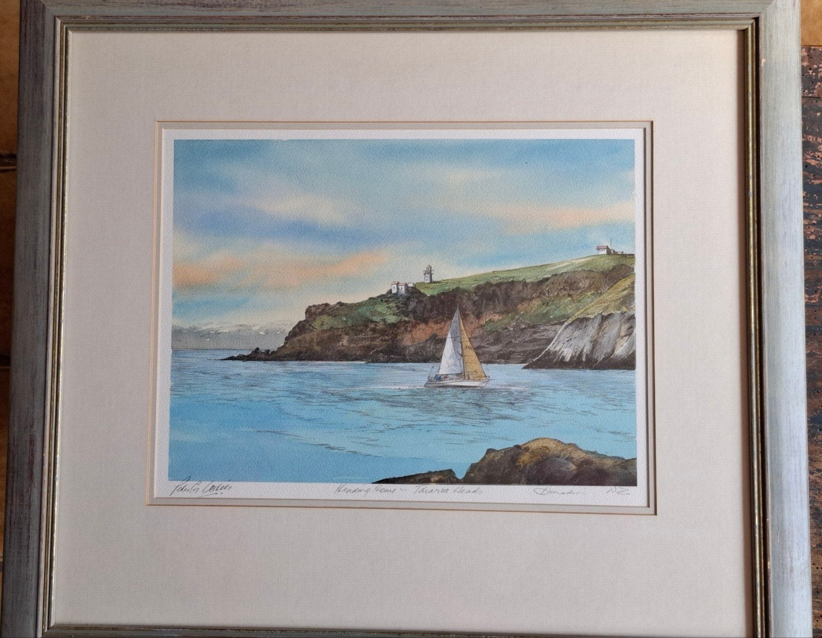 Peter. G. Leitch. Zeefdruk.  Sign. 56/50 cm., Antiek en Kunst, Kunst | Litho's en Zeefdrukken, Ophalen