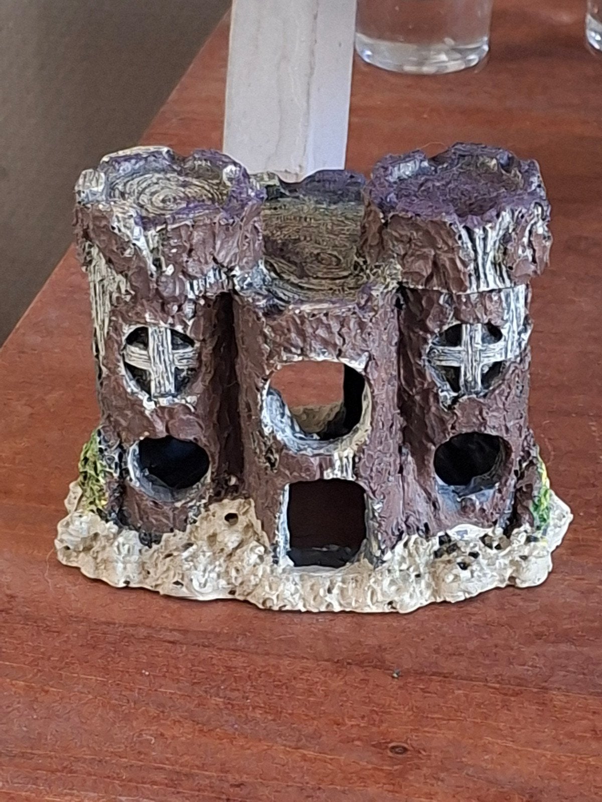 aquarium huisje, Ophalen