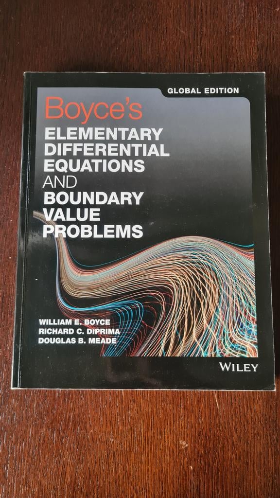 Elementary Differential Equations - William E. Boyce, Ophalen of Verzenden, Zo goed als nieuw, Werktuigbouwkunde, William E. Boyce