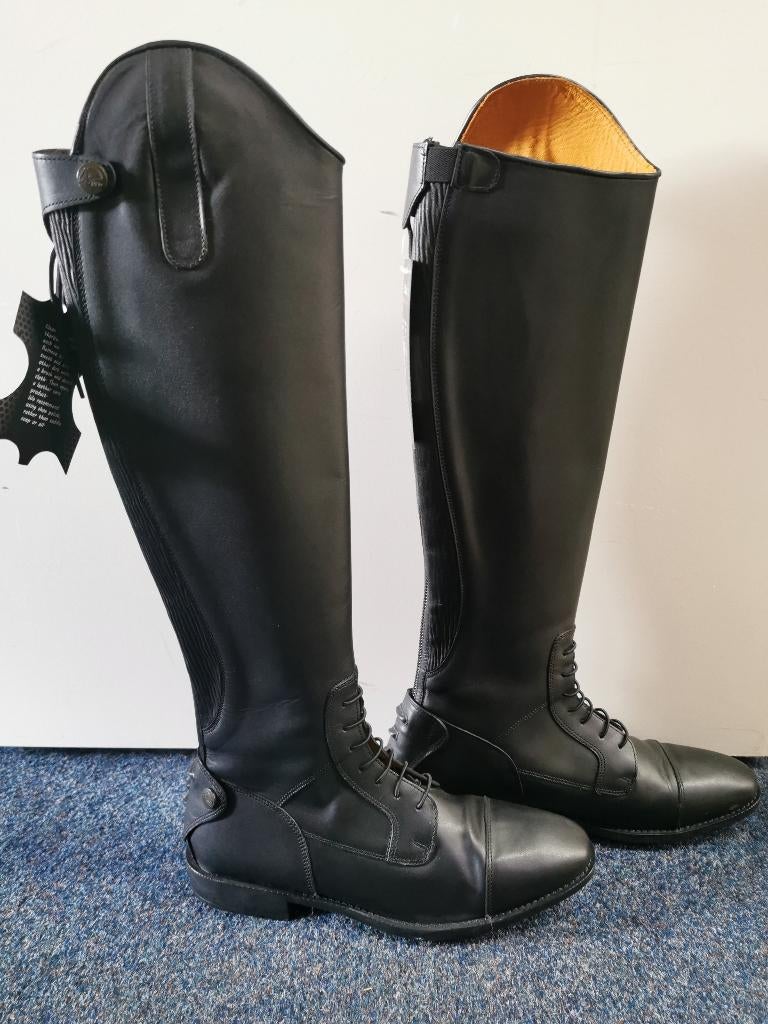 Hkm Latinium paardrijlaarzen maat 44 M zwart, Dieren en Toebehoren, Paardrijkleding, Ophalen of Verzenden, Eu, Hkm, Schoeisel