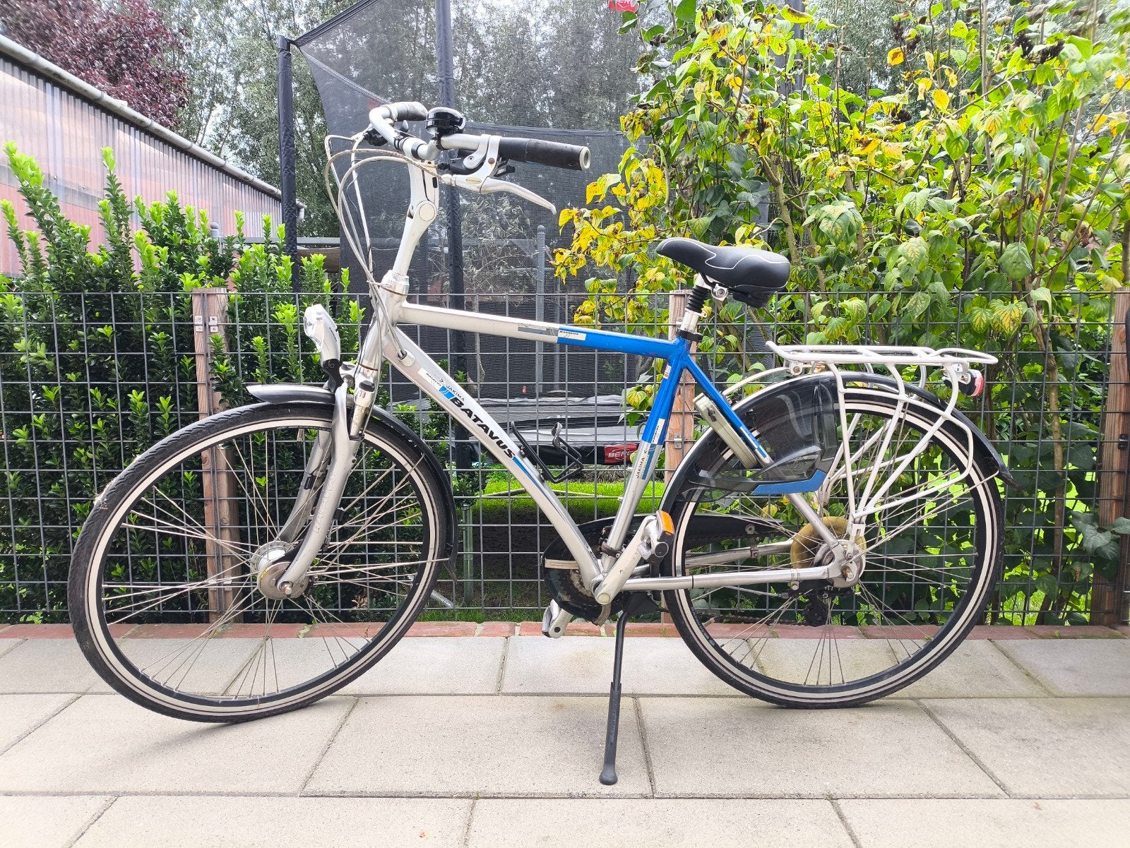 Batavus jakima spirit herenfiets met versnellingen en bagage, Ophalen, Velgrem, Versnellingen, Batavus