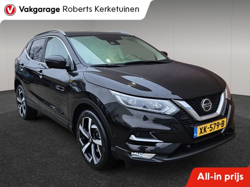 Nissan QASHQAI 1.2 Tekna + Panoramadak Half Leder Navigatie, Auto's, Nissan, 12 maanden, Gebruikt, Euro 6, 4 cilinders