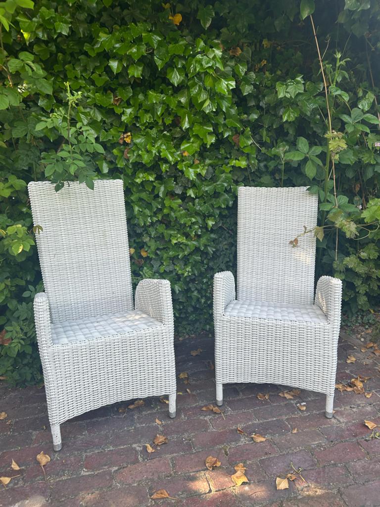 Intenso verstelbare tuinstoelen (2 stuks), Ophalen, Gebruikt, Wicker, Verstelbaar