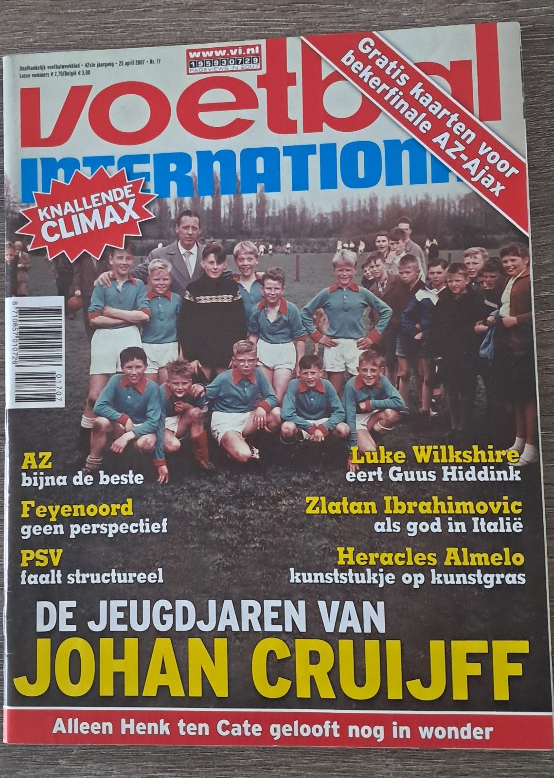 Voetbal International - De Jeugdjaren van Johan Cruijff, Verzamelen, Ophalen of Verzenden, Ajax