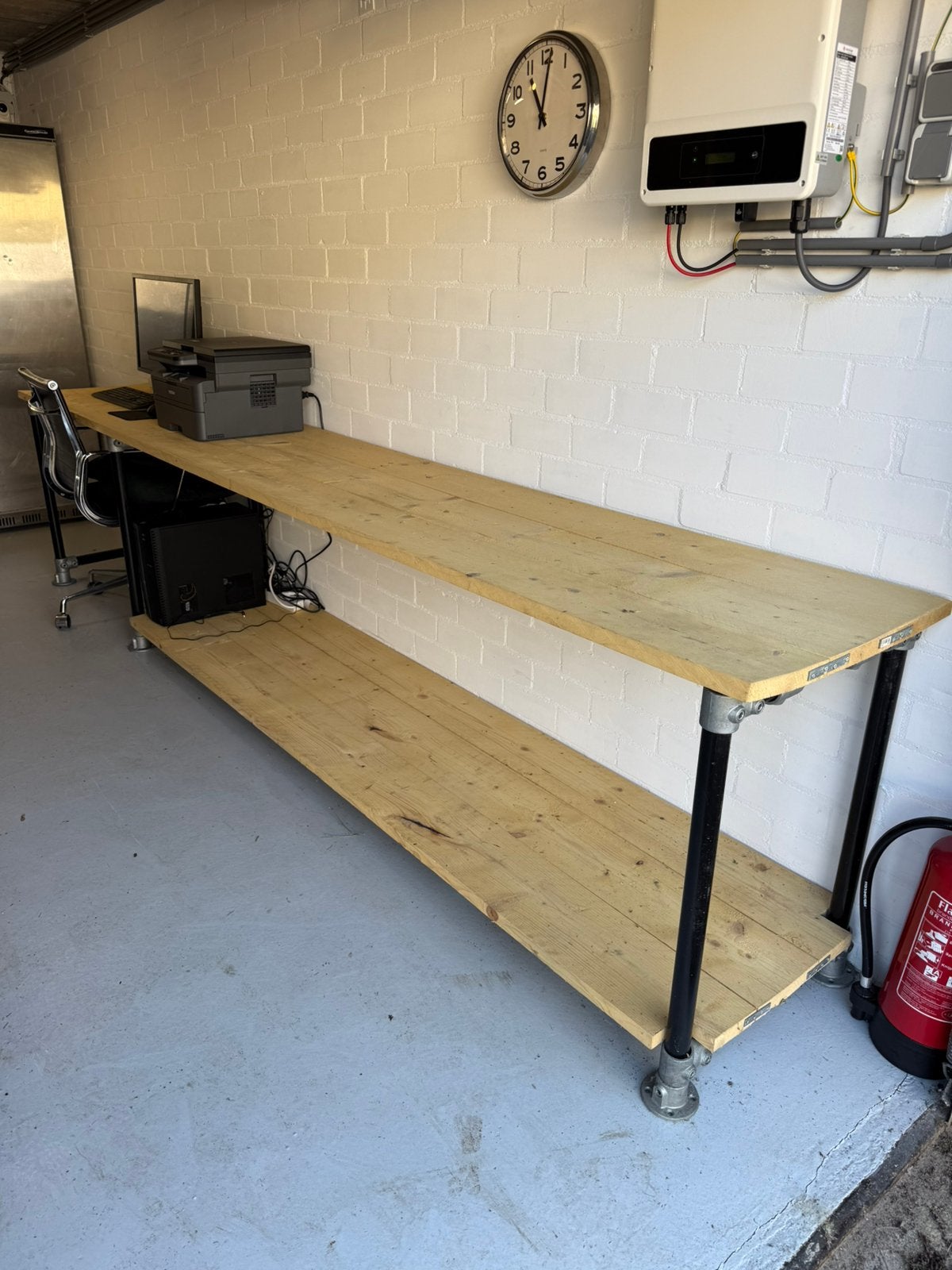 Steigerhout bureau werktafel, Ophalen of Verzenden, Zo goed als nieuw