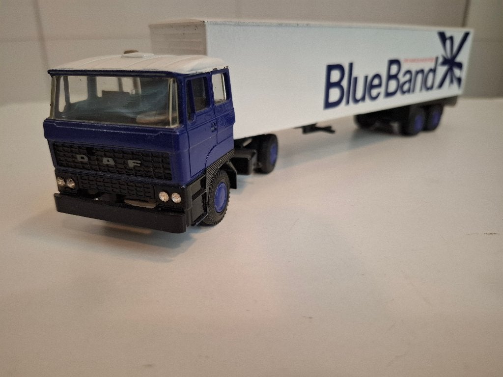 Lion Car DAF 2800 Blue Band, Ophalen of Verzenden, Zo goed als nieuw, Bus of Vrachtwagen, Lion Toys
