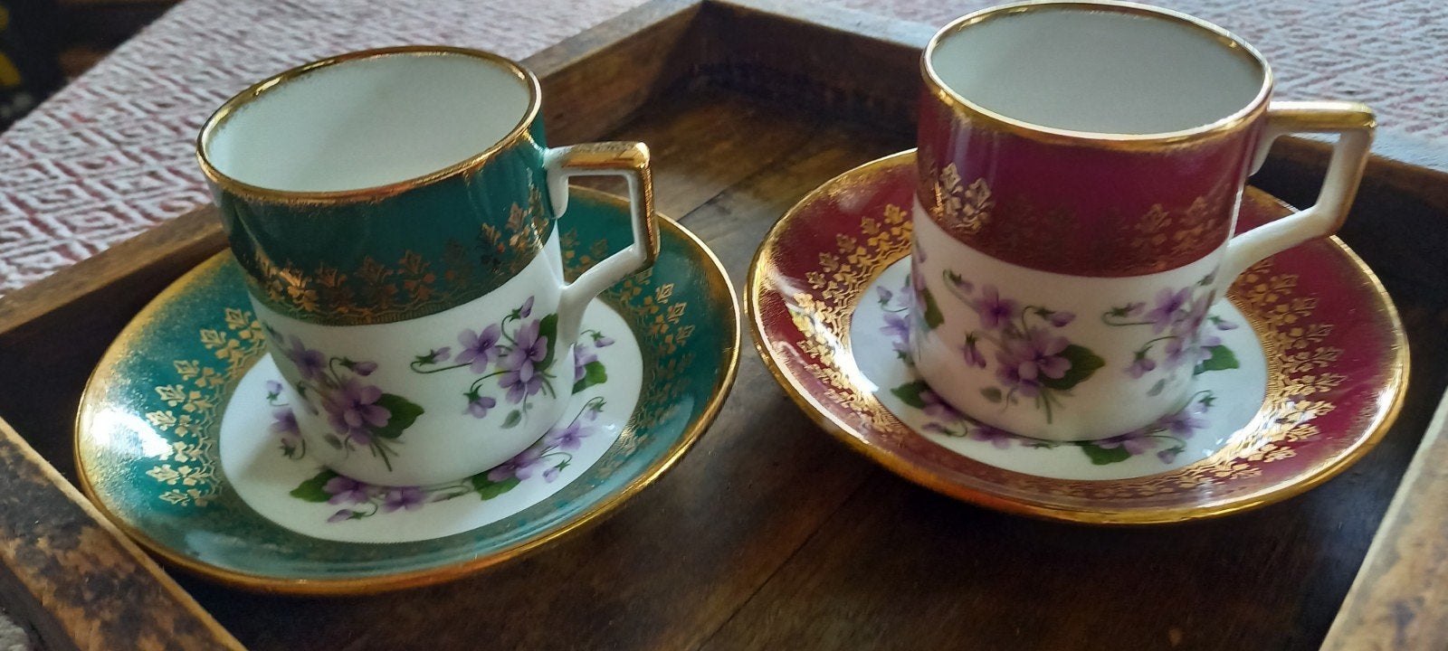porselein vintage kop en schotel, Ophalen of Verzenden