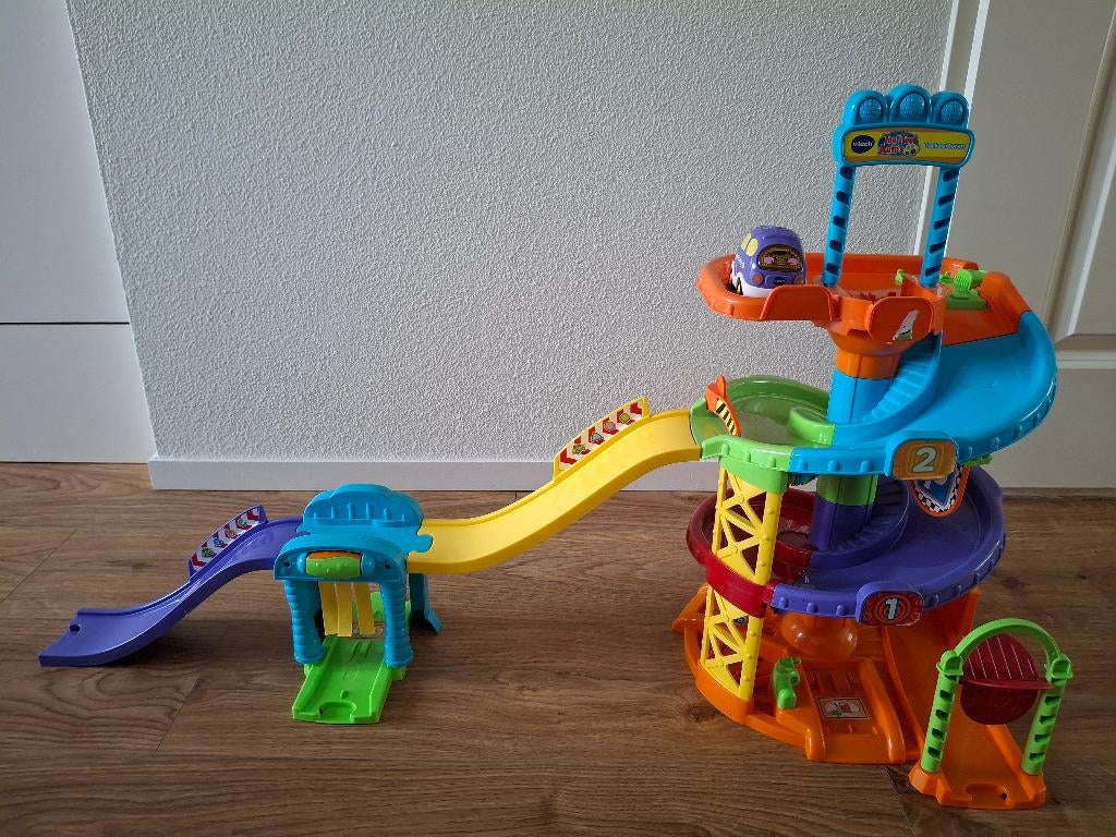 Vtech toet toet parkeertoren, Ophalen of Verzenden, Gebruikt, 2 tot 4 jaar