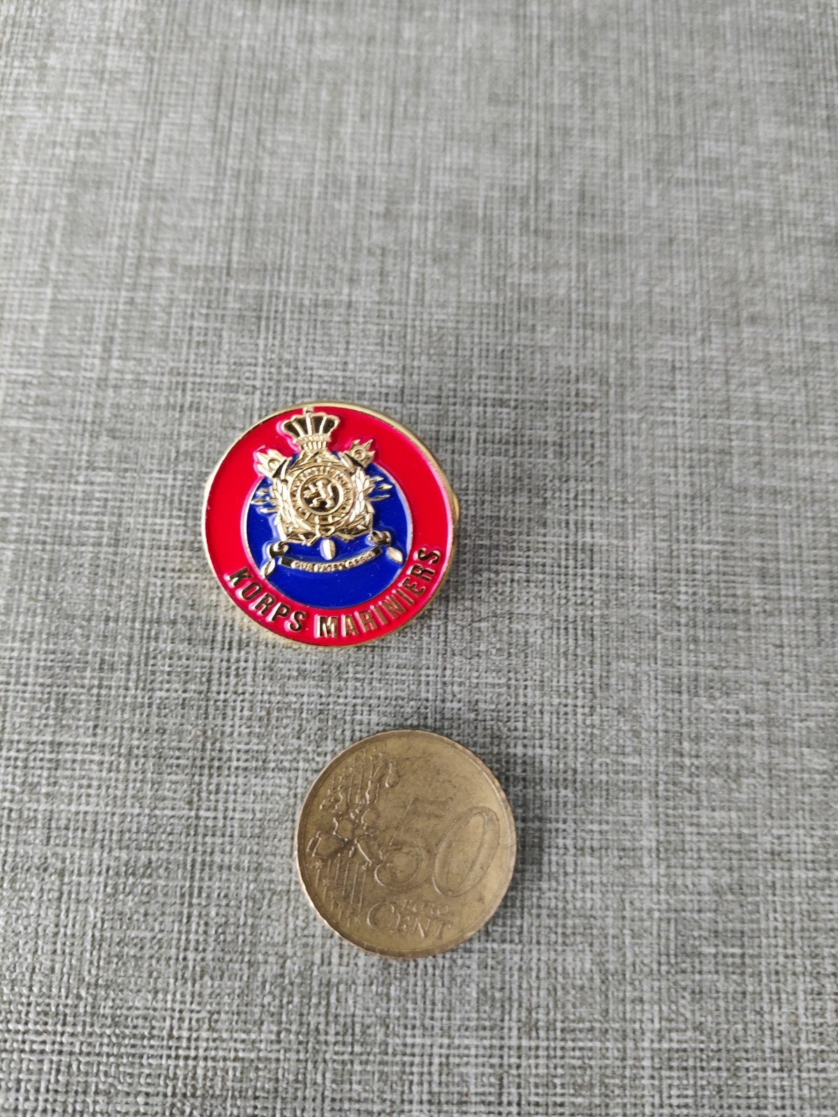 Speld korps Mariniers, Verzamelen, Militaria | Algemeen, Verzenden, Marine, Nederland, Embleem of Badge