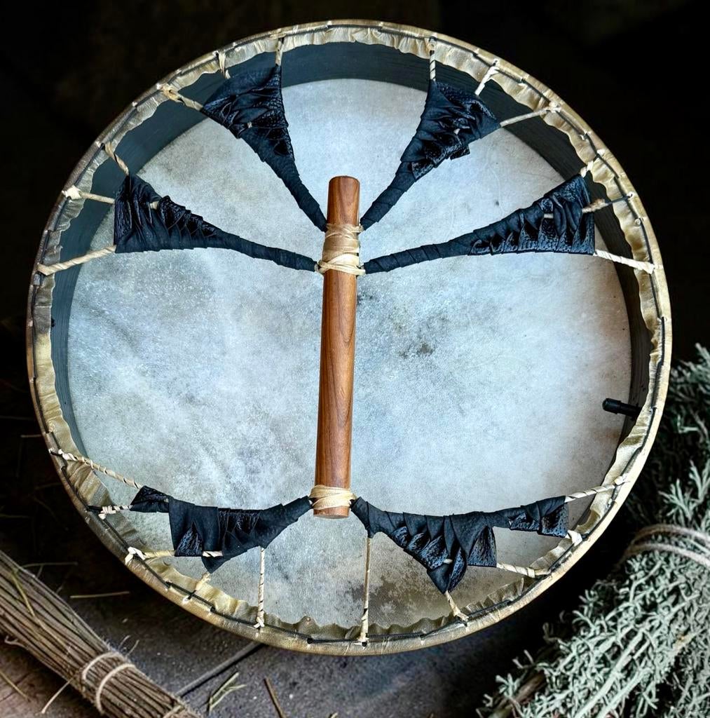 Sjamanendrum Nubische Geit 42 cm Spanbaar, Muziek en Instrumenten, Percussie, Ophalen of Verzenden, Nieuw