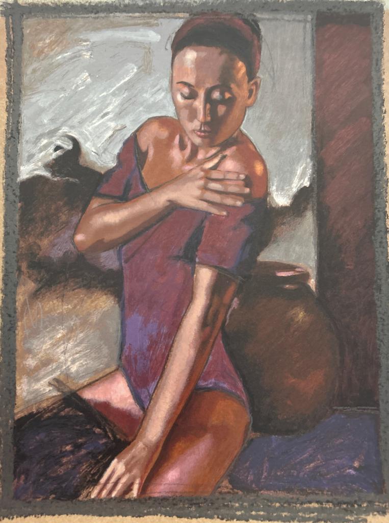 Zeefdruk Nico Vrielink, Antiek en Kunst, Verzenden