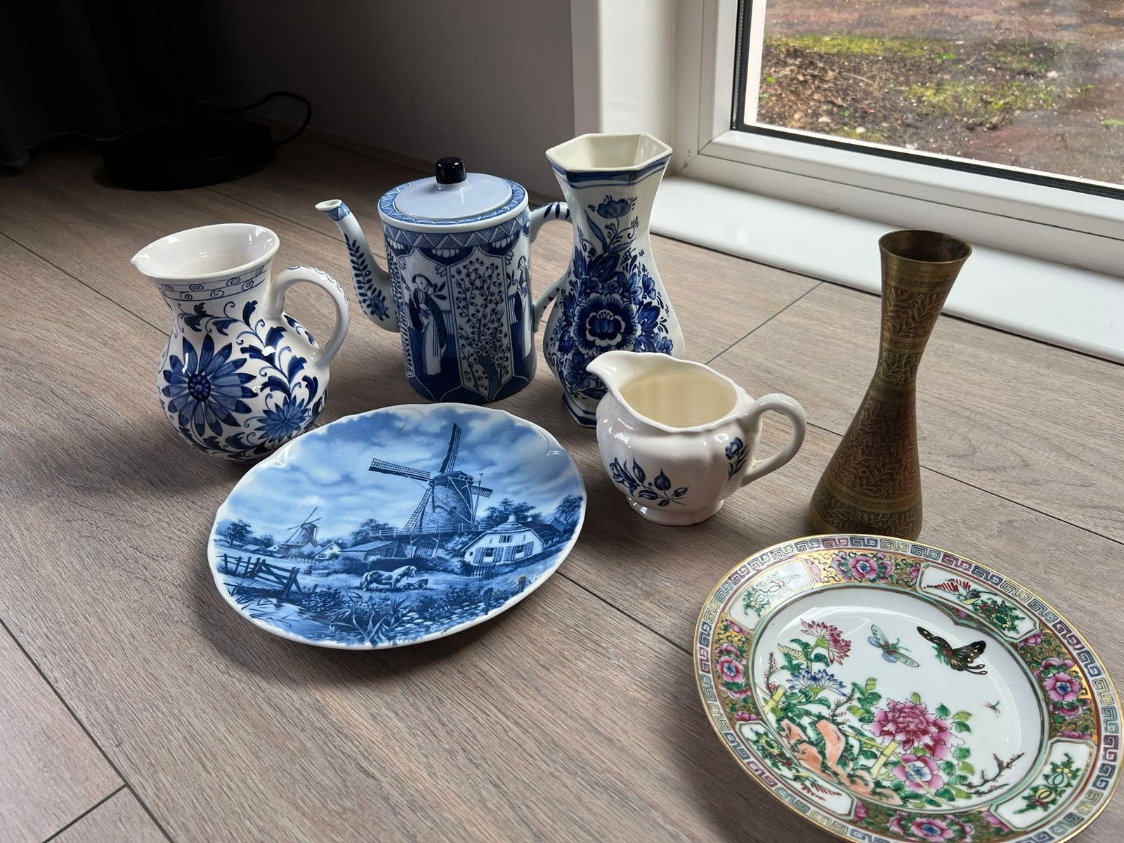 Selectie servies: Delfst blauw, Chinees, Indiaas., Antiek en Kunst, Ophalen