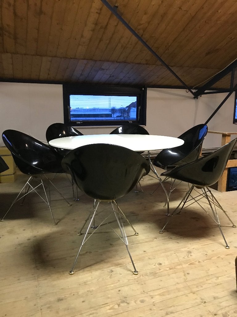 Kartell ronde design tafel model glossy, Huis en Inrichting, Ophalen, Gebruikt, Overige kleuren, Nvt