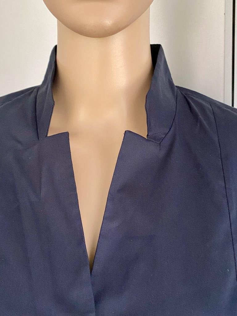 E913 Nieuw: Cos maat 36/38=S/M jurk jurkje blouse d-blauw, COS, Blauw, Nieuw, Ophalen of Verzenden