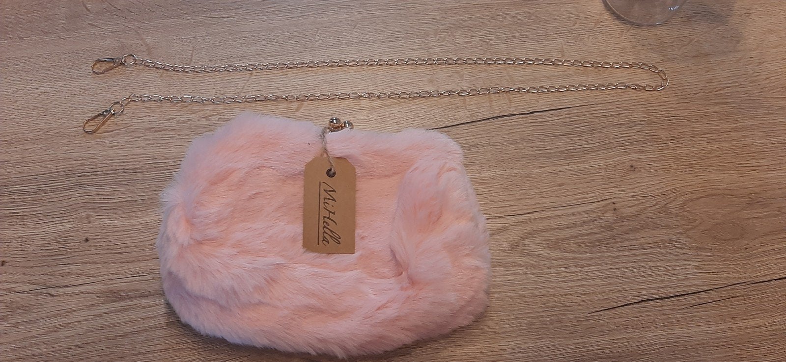 Roze fluffy tas, Ophalen of Verzenden, Nieuw, Roze, Schoudertasje
