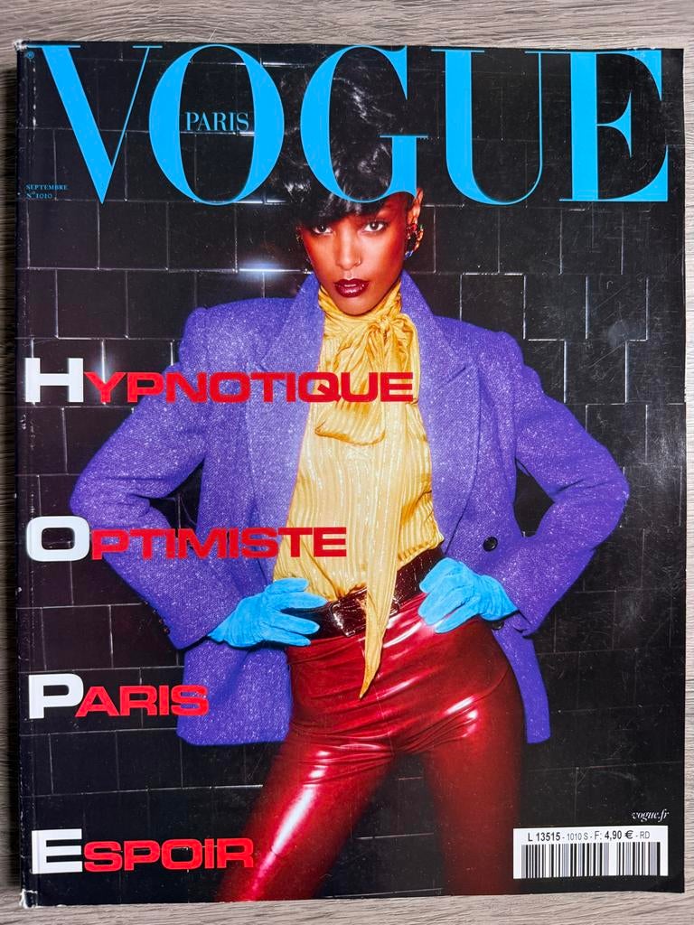 Vogue Paris September 2020 Malika Louback Rianne Van Rompaey, Ophalen of Verzenden, Zo goed als nieuw, Glossy