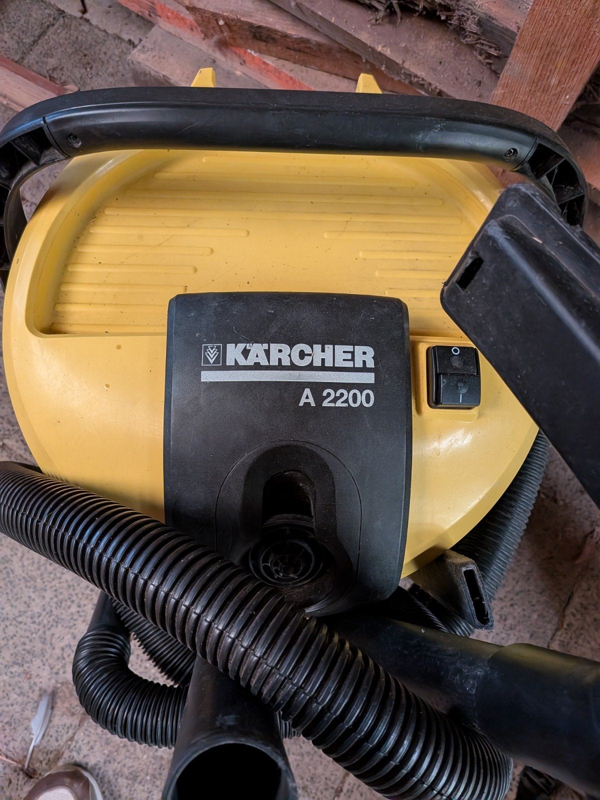 Kärcher A 2200 Industriële Stofzuiger - weinig gebruikt, Ophalen, Inclusief accessoires, Gebruikt, Kärcher