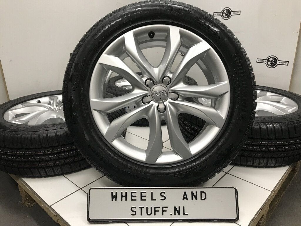 Audi Q5 lichtmetaal velgen 19"inch met winterbanden 5x112, Auto-onderdelen, Banden en Velgen, Ophalen, Nieuw, 19 inch, Banden en Velgen