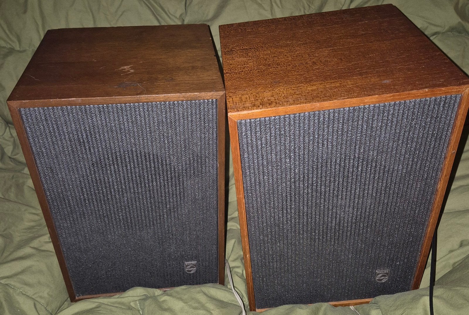Philips 22GL559 Vintage Speakerset - Houten Kasten, Stereo speakers, Philips, Gebruikt, Ophalen of Verzenden