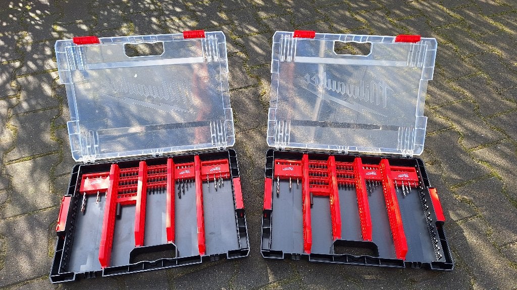 2x Milwaukee Boor en bitsets in koffer Shockwave 50 Delig!, ., Nieuw, Ophalen of Verzenden, .