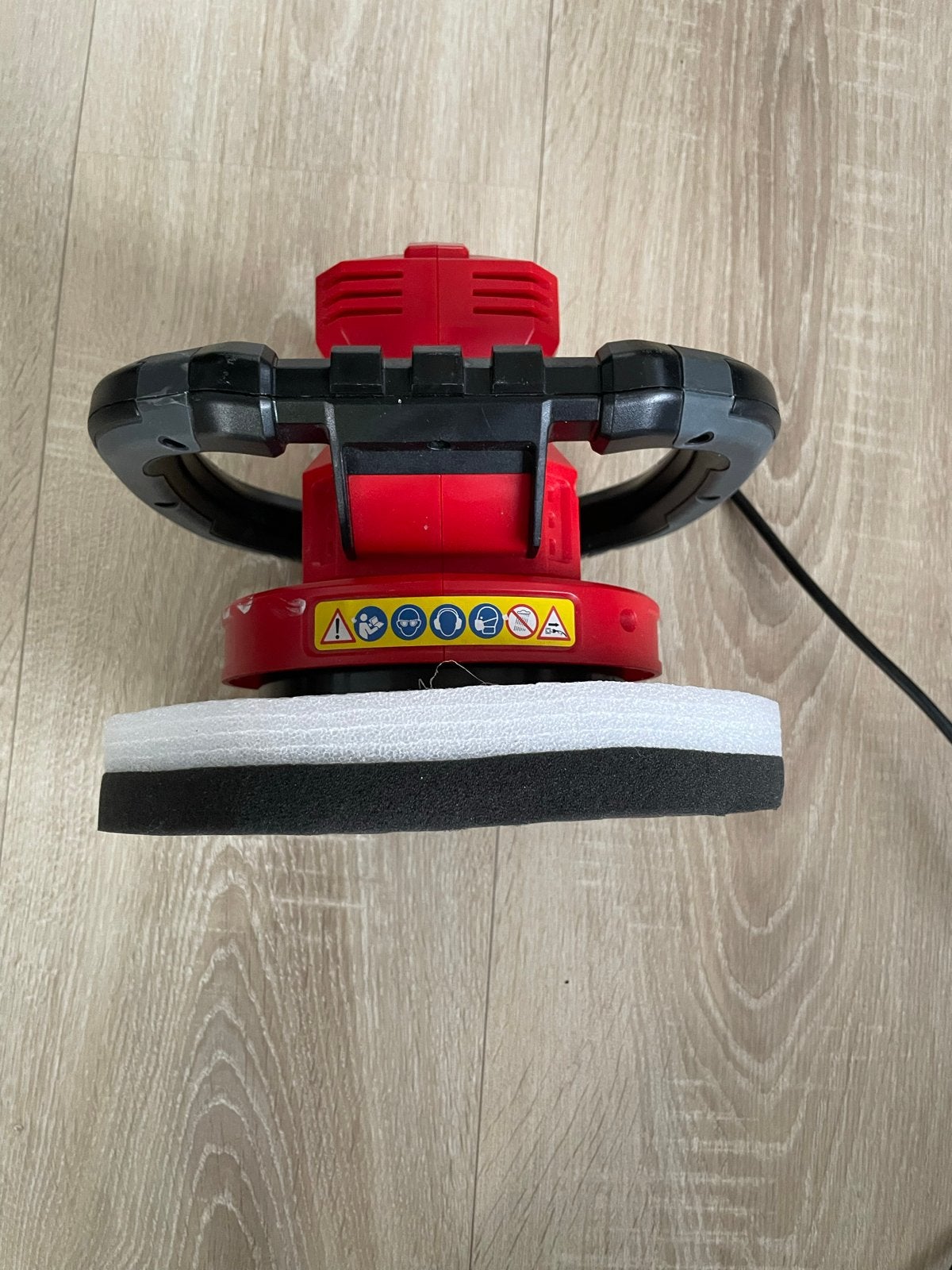 Poetsmachine 24,5 cm. Zo goed als nieuw, Ophalen
