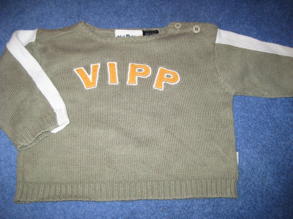 Beige trui, 62, Villa Happ, Ophalen of Verzenden, Zo goed als nieuw, Jongetje, Truitje of Vestje