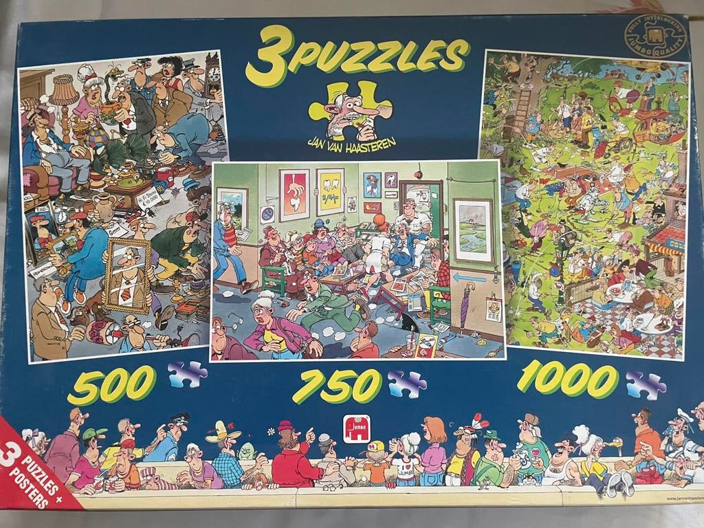 Puzzels van Haarsteren  etc, Hobby en Vrije tijd, Denksport en Puzzels, Ophalen of Verzenden, 500 t/m 1500 stukjes, Zo goed als nieuw