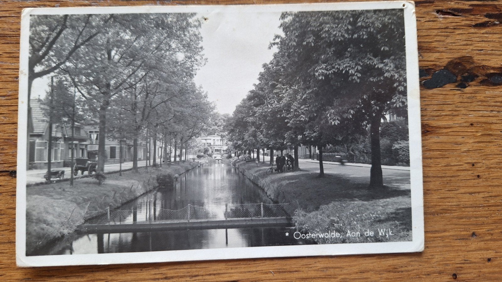 Fotokaart Oosterwolde, Aan de Wijk., Ophalen of Verzenden, 1940 tot 1960