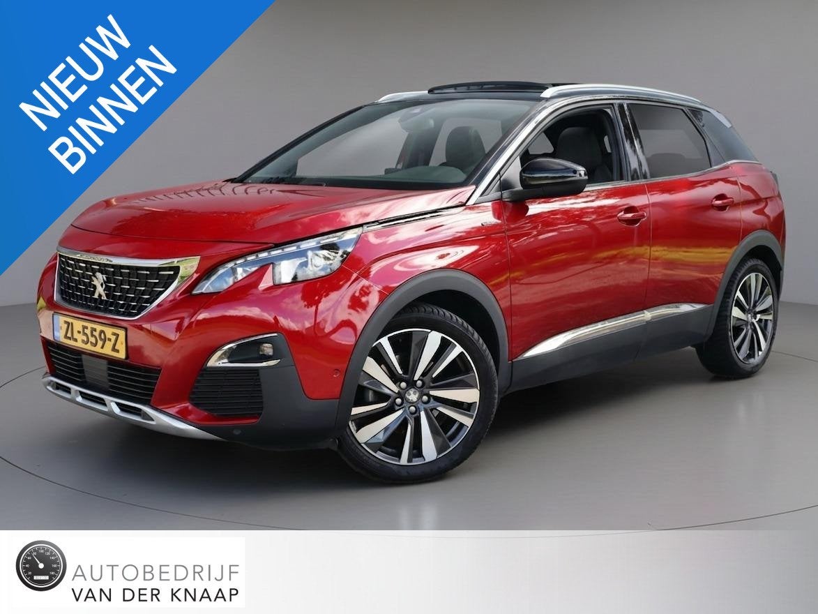 Peugeot 3008 1.6 PureTech GT Line | Clima | Adapt. Cruise |, Auto's, Gebruikt, Euro 6, 4 cilinders, 181 pk