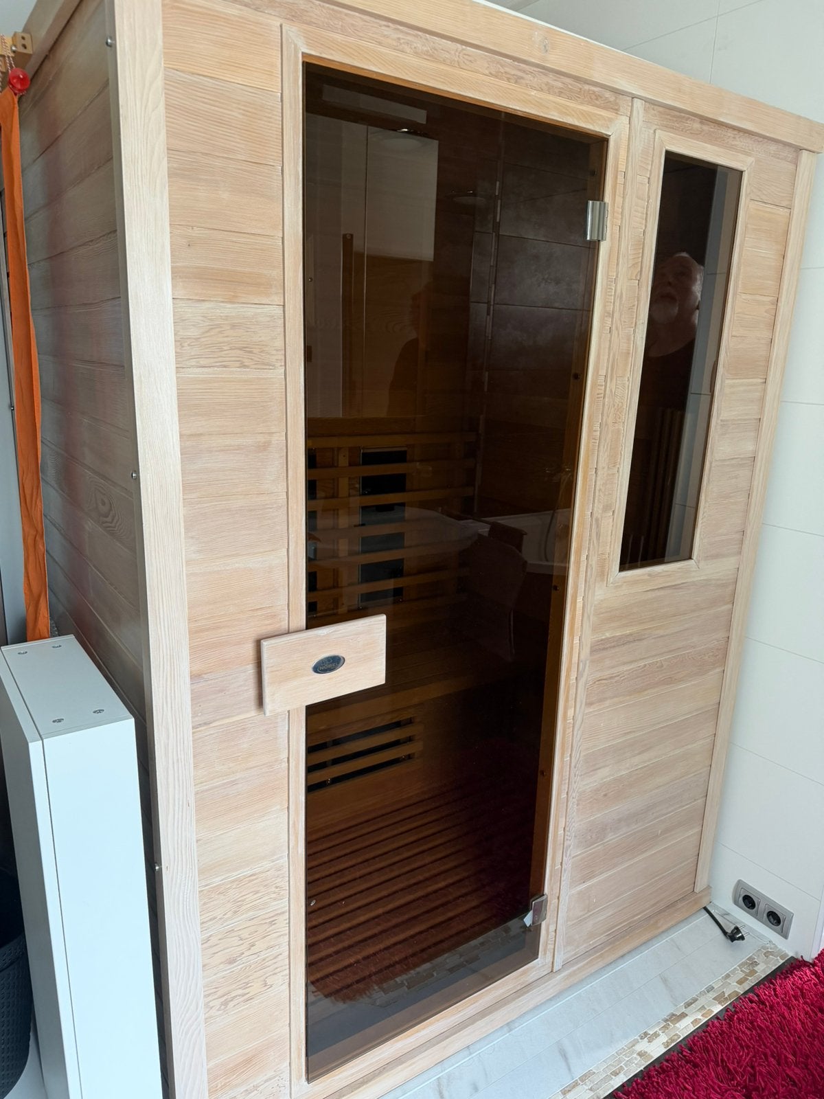 Sauna nobel 150 te koop, Sport en Fitness, Sauna, Ophalen, Zo goed als nieuw, Complete sauna